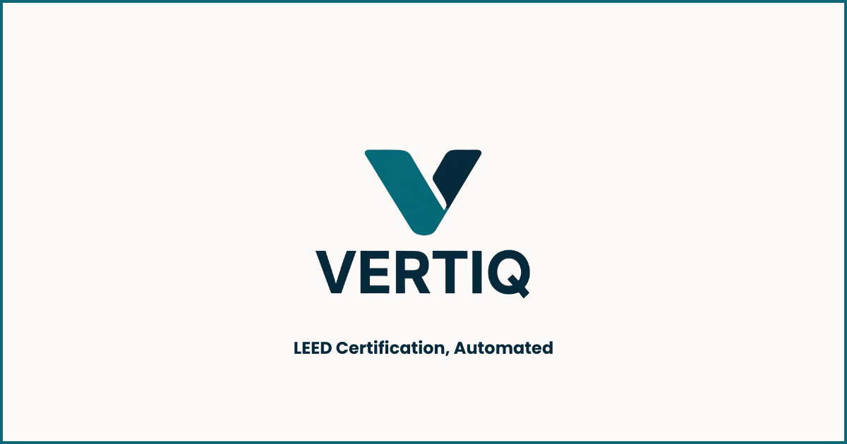 Vertiq VERTIQ — LEED Certification Software for Consultants